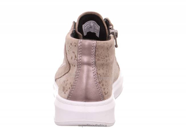 COSMO - Sneakers high with Zip Toddlers Beige NLL0864 Superfit High Sneakers