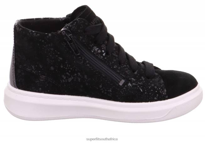 COSMO - Sneakers high with Zip Toddlers Black NLL0842 Superfit High Sneakers