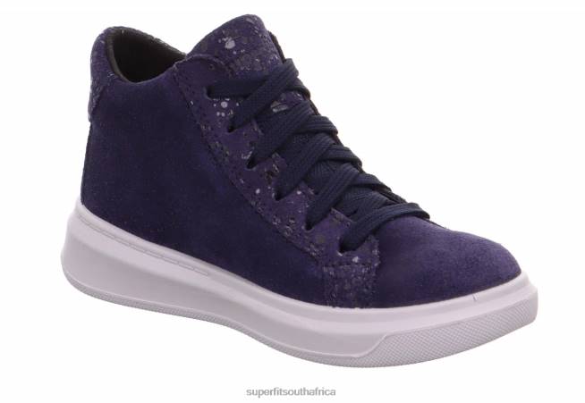 COSMO - Sneakers high with Zip Toddlers Blue NLL0856 Superfit High Sneakers