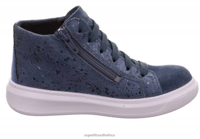 COSMO - Sneakers high with Zip Toddlers Blue NLL0863 Superfit High Sneakers