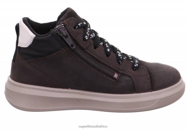 COSMO - Sneakers high with Zip Toddlers Brown NLL0838 Superfit High Sneakers