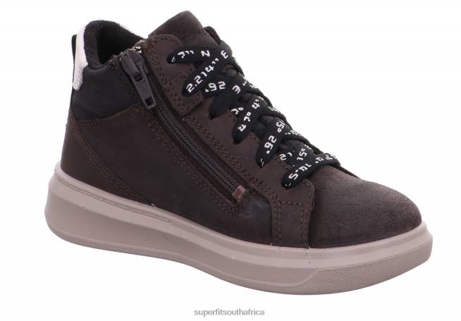 COSMO - Sneakers high with Zip Toddlers Brown NLL0838 Superfit High Sneakers