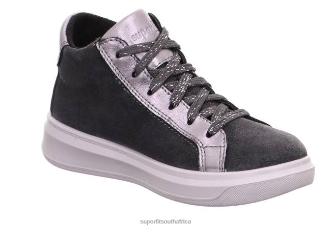 COSMO - Sneakers high with Zip Toddlers Grey/Silver NLL0844 Superfit High Sneakers