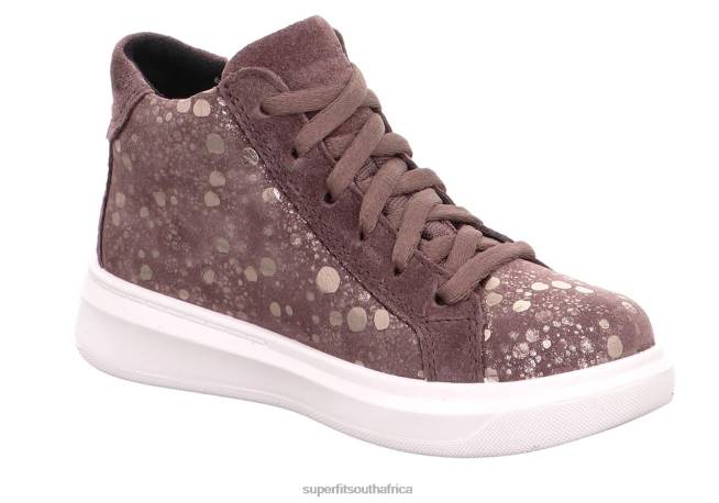 COSMO - Sneakers high with Zip Toddlers Purple/Silver NLL0867 Superfit High Sneakers