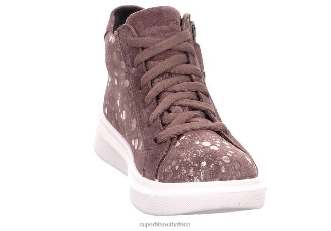 COSMO - Sneakers high with Zip Toddlers Purple/Silver NLL0867 Superfit High Sneakers