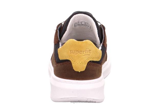 COSMO - Sneakers low with BOA Fit System Toddlers Brown/Yellow NLL0816 Superfit Low Sneakers