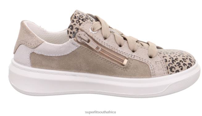 COSMO - Sneakers low with Lacing Toddlers Beige/White NLL0835 Superfit Low Sneakers