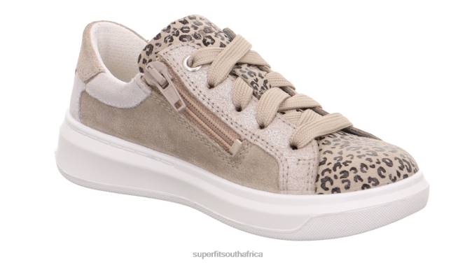 COSMO - Sneakers low with Lacing Toddlers Beige/White NLL0835 Superfit Low Sneakers