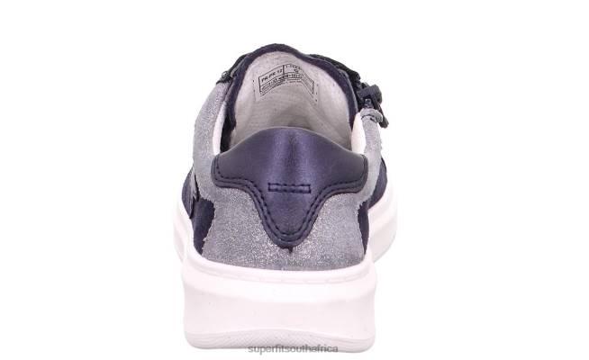 COSMO - Sneakers low with Lacing Toddlers Blue/Light grey NLL0784 Superfit Low Sneakers