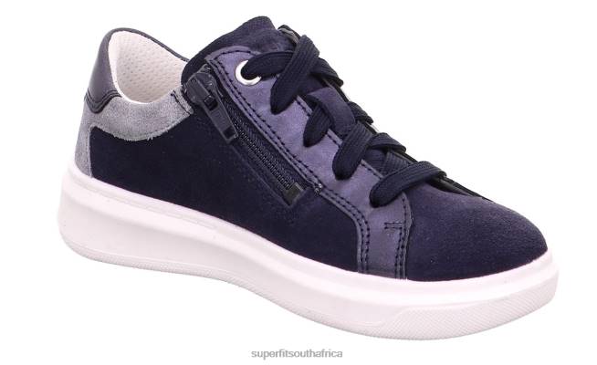 COSMO - Sneakers low with Lacing Toddlers Blue/Light grey NLL0784 Superfit Low Sneakers