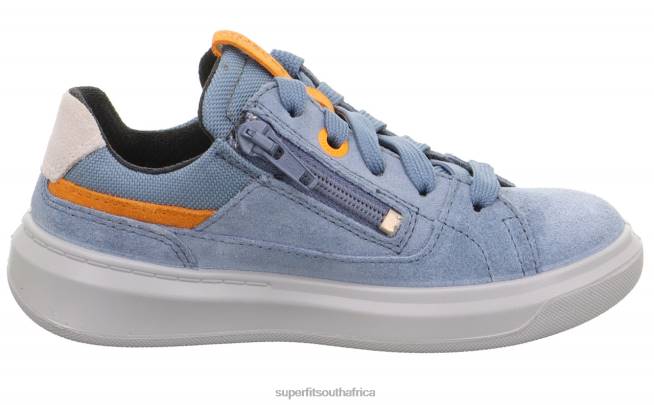 COSMO - Sneakers low with Lacing Toddlers Blue/Orange NLL0791 Superfit Low Sneakers