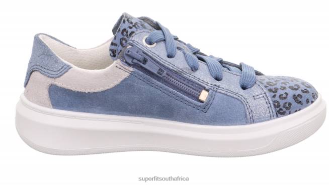 COSMO - Sneakers low with Lacing Toddlers Blue/White NLL0813 Superfit Low Sneakers