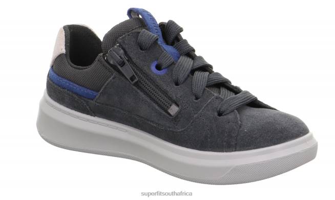 COSMO - Sneakers low with Lacing Toddlers Grey/Blue NLL0793 Superfit Low Sneakers