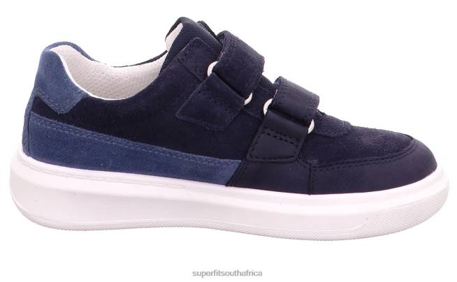 COSMO - Sneakers low with Velcro Fastener Toddlers Blue NLL0778 Superfit Low Sneakers