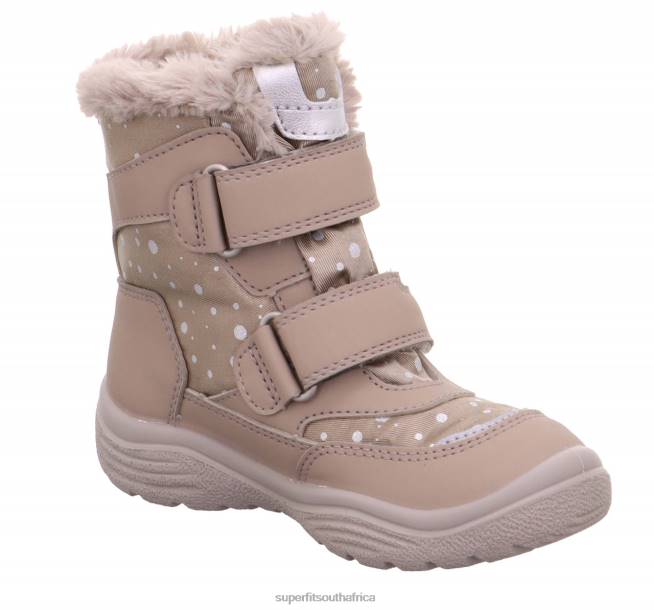 CRYSTAL - Boot with Velcro Fastener Toddlers Beige NLL0749 Superfit Boots