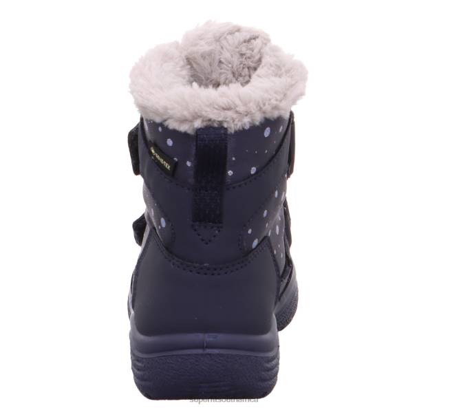 CRYSTAL - Boot with Velcro Fastener Toddlers Blue/Light grey NLL0696 Superfit Boots