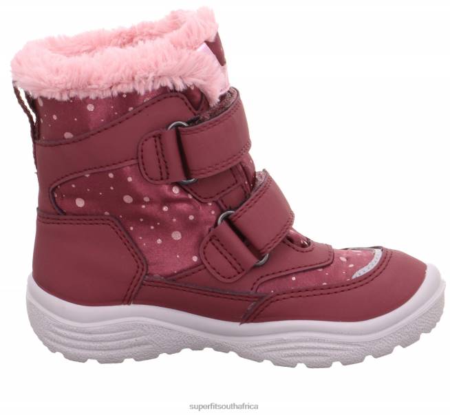 CRYSTAL - Boot with Velcro Fastener Toddlers Pink NLL0732 Superfit Boots