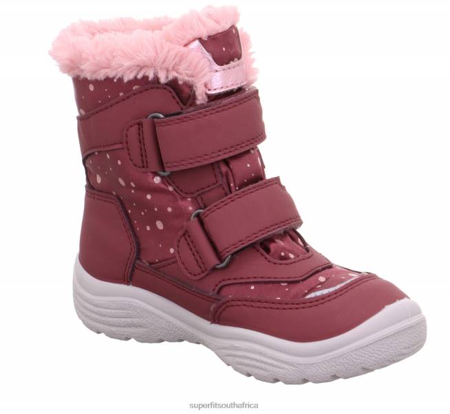 CRYSTAL - Boot with Velcro Fastener Toddlers Pink NLL0732 Superfit Boots