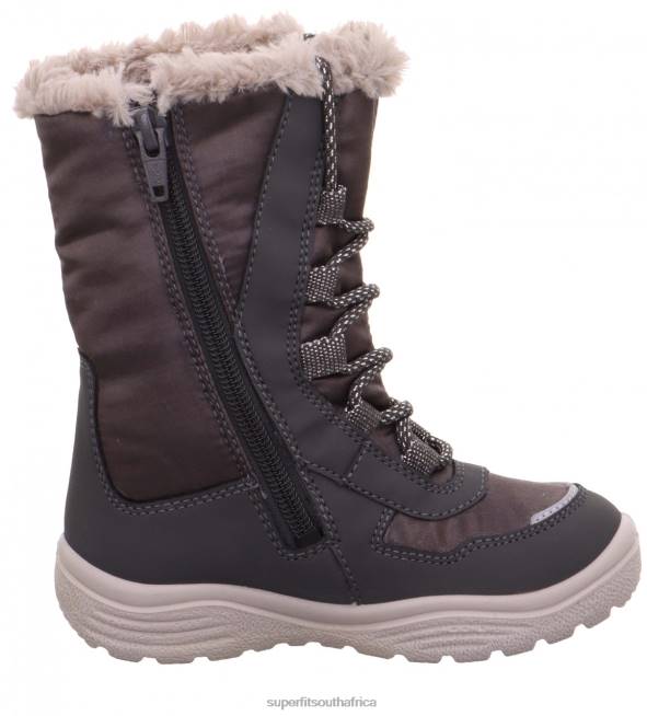 CRYSTAL - Boot with Zip Toddlers Grey NLL0762 Superfit Boots