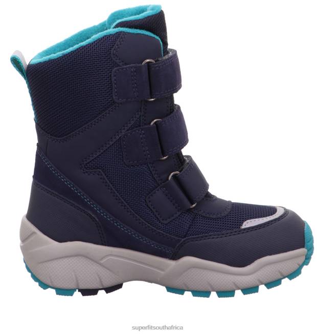 CULUSUK 20 - Boot with Velcro Fastener Toddlers Blue/Green NLL0741 Superfit Boots