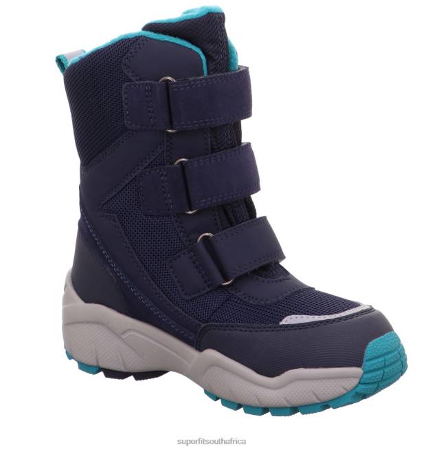 CULUSUK 20 - Boot with Velcro Fastener Toddlers Blue/Green NLL0741 Superfit Boots