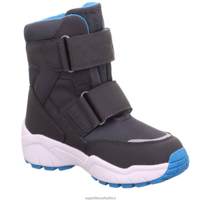 CULUSUK 20 - Boot with Velcro Fastener Toddlers Grey/Turquoise NLL0716 Superfit Boots