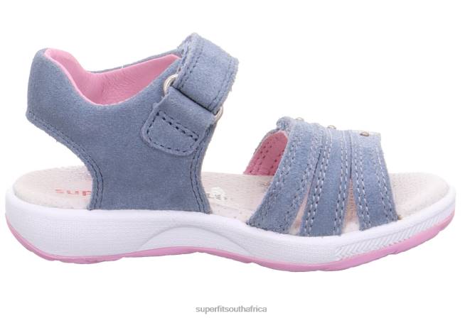 EMILY - Sandal with Velcro Fastener Toddlers Blue/Pink NLL0688 Superfit Sandals