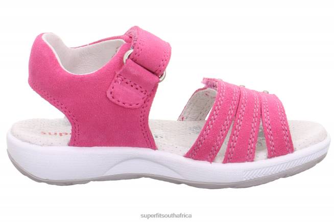 EMILY - Sandal with Velcro Fastener Toddlers Pink/Silver NLL0667 Superfit Sandals