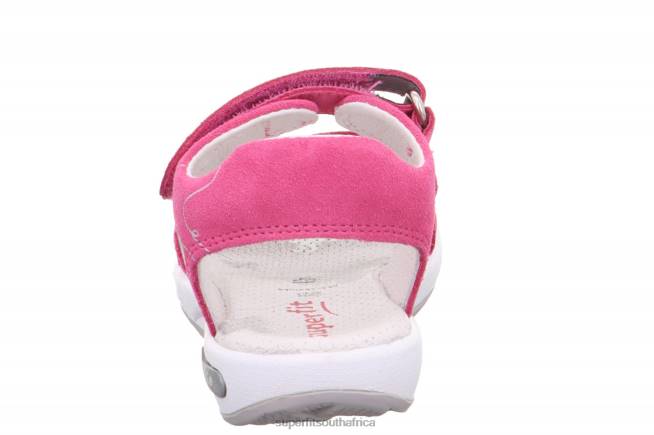 EMILY - Sandal with Velcro Fastener Toddlers Pink/Silver NLL0667 Superfit Sandals