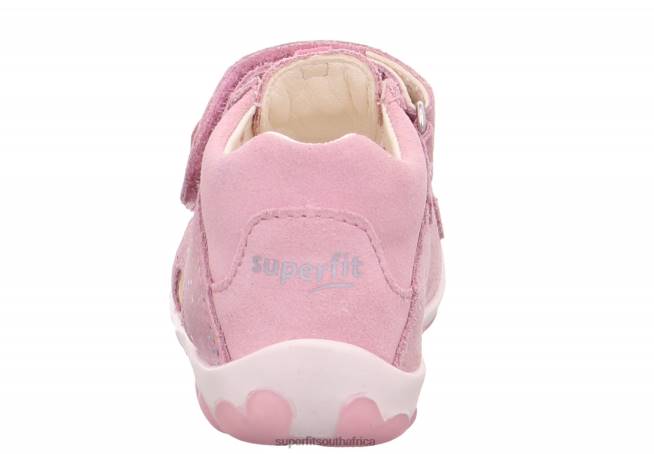 FANNI - Sandal with Velcro Fastener Babies Pink NLL0191 Superfit Sandals