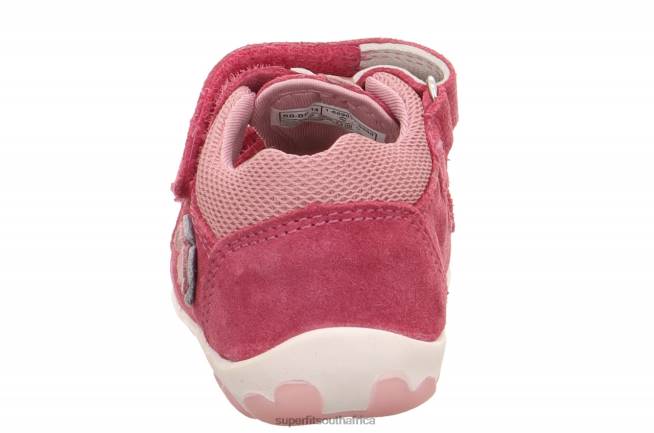 FANNI - Sandal with Velcro Fastener Babies Pink NLL0217 Superfit Sandals