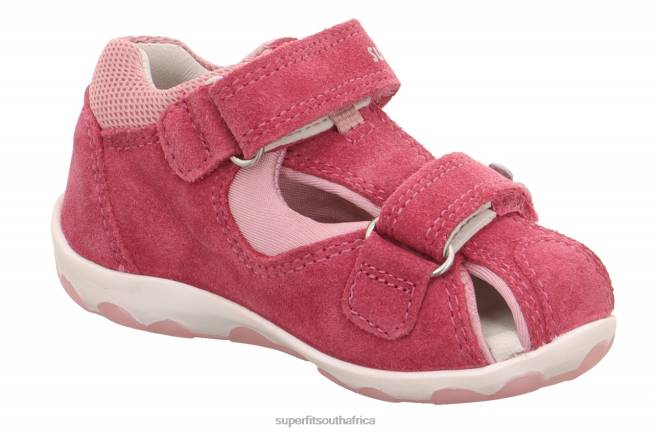 FANNI - Sandal with Velcro Fastener Babies Pink NLL0217 Superfit Sandals