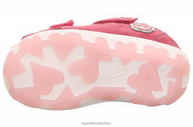 FANNI - Sandal with Velcro Fastener Babies Pink NLL0217 Superfit Sandals