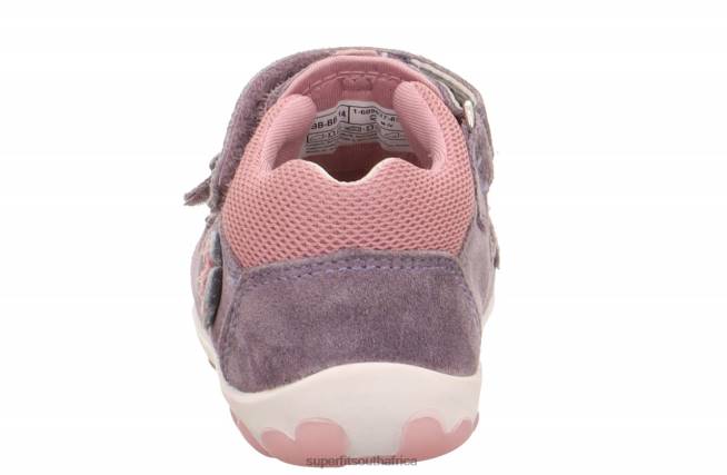 FANNI - Sandal with Velcro Fastener Babies Purple/Pink NLL0177 Superfit Sandals