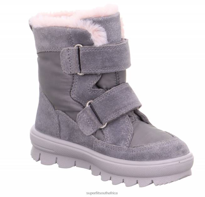 FLAVIA - Boot with Velcro Fastener Toddlers Light Grey NLL0694 Superfit Boots