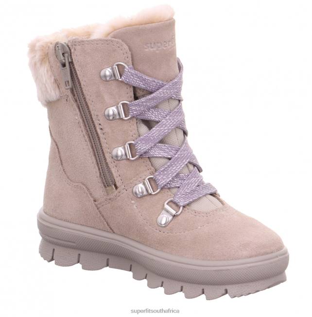 FLAVIA - Boot with Zip Toddlers Beige/Purple NLL0705 Superfit Boots