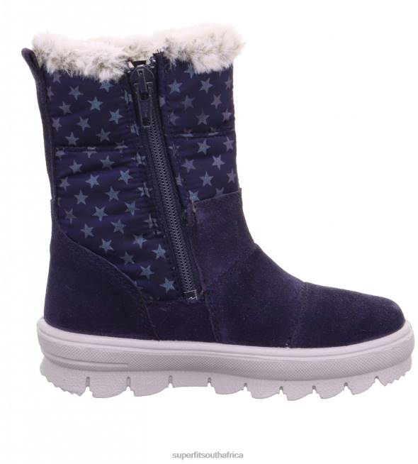 FLAVIA - Boot with Zip Toddlers Blue NLL0720 Superfit Boots