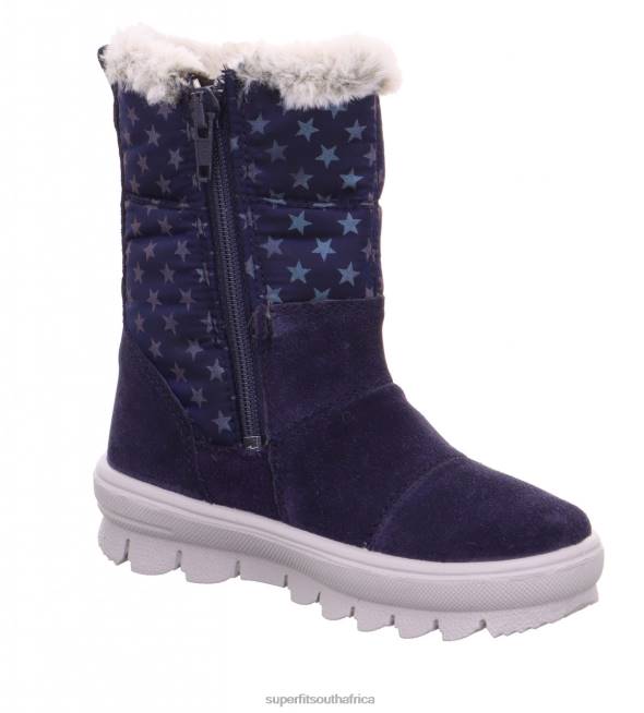 FLAVIA - Boot with Zip Toddlers Blue NLL0720 Superfit Boots