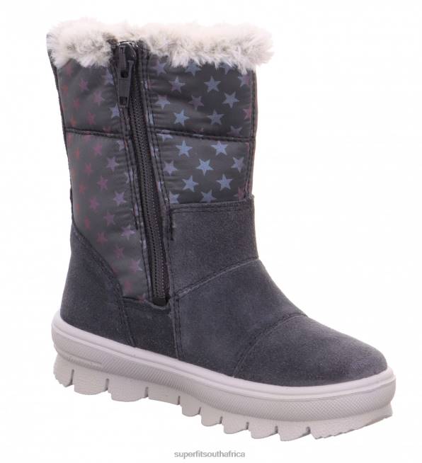 FLAVIA - Boot with Zip Toddlers Grey NLL0737 Superfit Boots