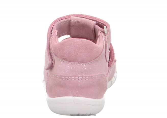 FLEXY - Sandal with Velcro Fastener Babies Pink NLL0170 Superfit Sandals