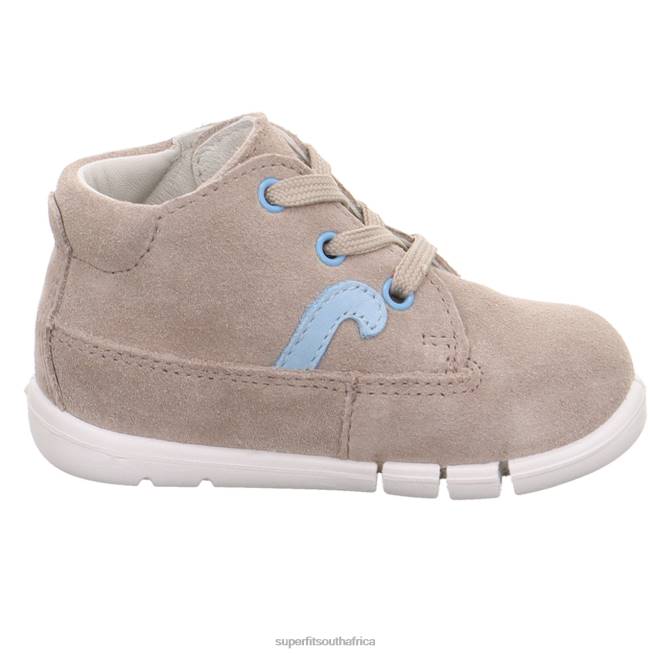 FLEXY - Sneakers low with Lacing Babies Beige/Blue NLL0335 Superfit Low Sneakers