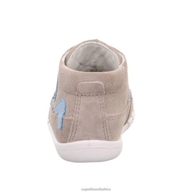 FLEXY - Sneakers low with Lacing Babies Beige/Blue NLL0335 Superfit Low Sneakers