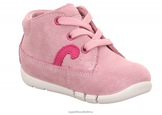 FLEXY - Sneakers low with Lacing Babies Pink NLL0277 Superfit Low Sneakers