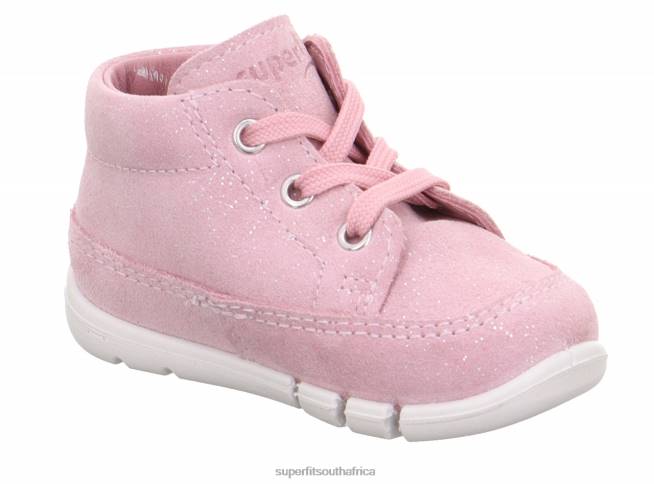 FLEXY - Sneakers low with Lacing Babies Pink NLL0319 Superfit Low Sneakers