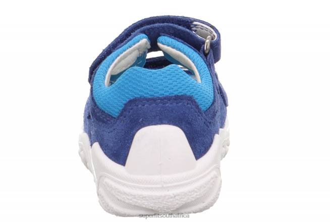 FLOW - Sandal with Velcro Fastener Babies Blue NLL0180 Superfit Sandals