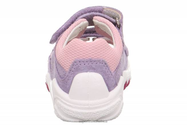 FLOW - Sandal with Velcro Fastener Babies Purple/Pink NLL0184 Superfit Sandals