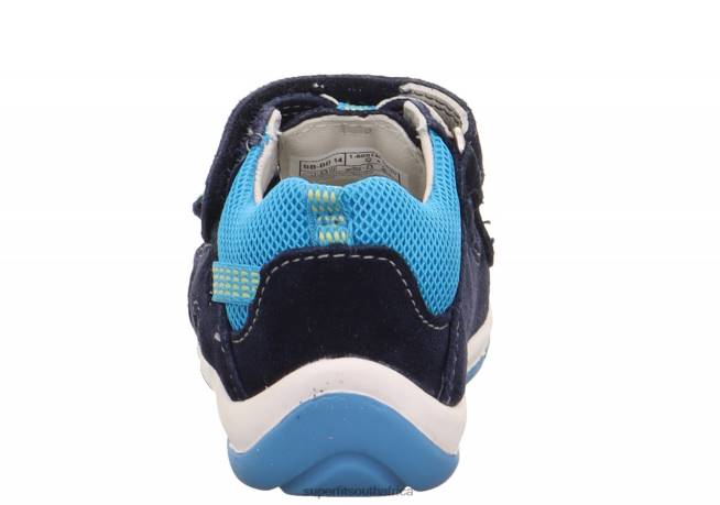 FREDDY - Sandal with Velcro Fastener Babies Blue/Turquoise NLL0211 Superfit Sandals