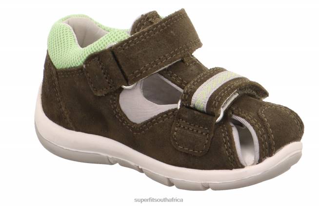 FREDDY - Sandal with Velcro Fastener Babies Green/Light Green NLL0168 Superfit Sandals