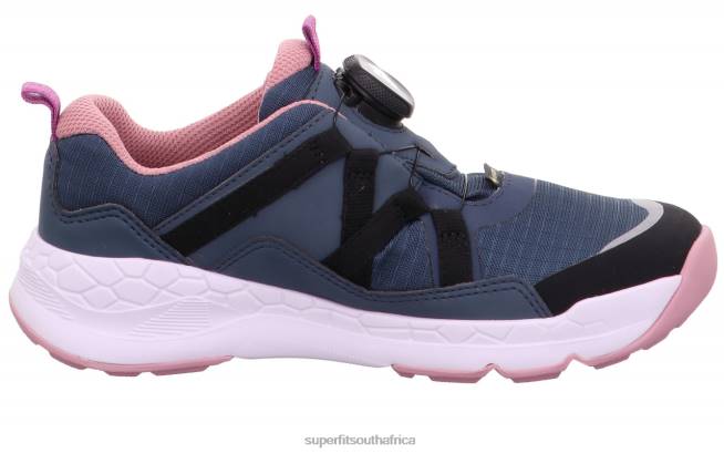 FREE RIDE - Sneakers low with BOA Fit System Toddlers Blue/Pink NLL0900 Superfit Low Sneakers