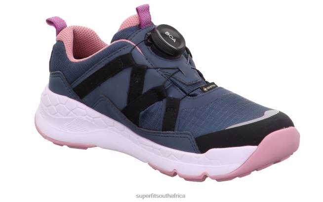 FREE RIDE - Sneakers low with BOA Fit System Toddlers Blue/Pink NLL0900 Superfit Low Sneakers